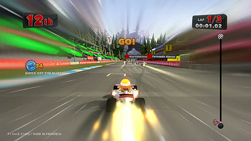 画像ギャラリー No.006のサムネイル画像 / 「F1 RACE STARS」のインプレッションを掲載。コードマスターズから2013年3月7日に発売される本作は,手軽に遊べる異色のF1ゲーム