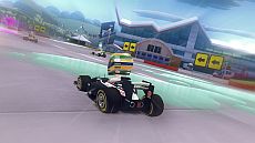 画像ギャラリー No.009のサムネイル画像 / 「F1 RACE STARS」，カスタムイベントや相撲ロボが鎮座する日本コースなどが公開に。テレビCMパロディ風に「ボトルロケット」を紹介するムービーも