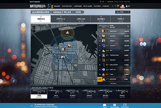 画像ギャラリー No.002のサムネイル画像 / 「Battlefield 4」のソーシャルサービス,「バトルログ」を紹介するムービーが公開。タブレットやスマートフォンとの連携を強化