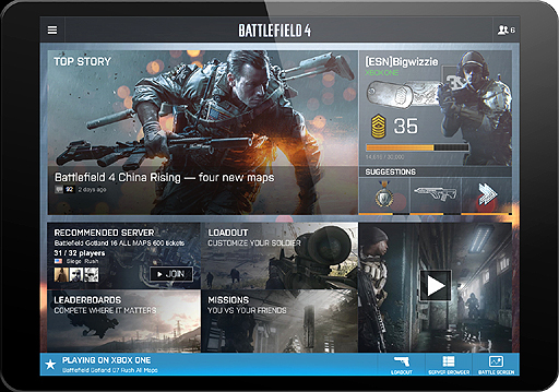 画像ギャラリー No.003のサムネイル画像 / 「Battlefield 4」のソーシャルサービス,「バトルログ」を紹介するムービーが公開。タブレットやスマートフォンとの連携を強化