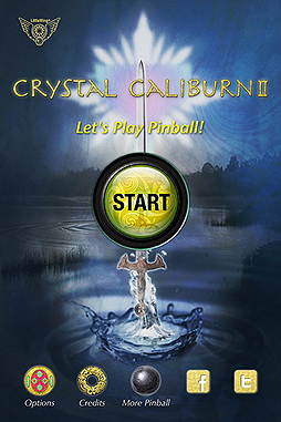 画像ギャラリー No.004のサムネイル画像 / リトルウイングのiOS向け新作ピンボールゲーム「Pinball Crystal Caliburn II」が本日配信スタート