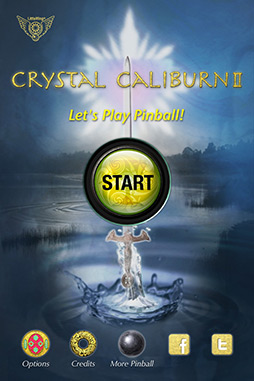 画像ギャラリー No.003のサムネイル画像 / 滑らかなボールアクションに注目のiOS向け「Pinball Crystal Caliburn II」を紹介する「（ほぼ）日刊スマホゲーム通信」第15回