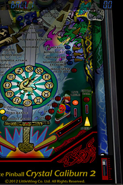 画像ギャラリー No.005のサムネイル画像 / 滑らかなボールアクションに注目のiOS向け「Pinball Crystal Caliburn II」を紹介する「（ほぼ）日刊スマホゲーム通信」第15回