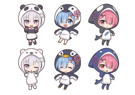 画像ギャラリー No.003のサムネイル画像 / 「ヴァイスシュヴァルツ」，4月にミニフィギュア「しろくろカプセル Re:ゼロから始める異世界生活」発売決定