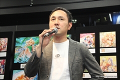 画像ギャラリー No.008のサムネイル画像 / 「ギルティドラゴン 罪竜と八つの呪い」のイラスト展第2弾が開催。サイバーコネクトツーの松山 洋氏が，開発秘話や「.hack」シリーズの展望などを語ったオープニングイベントをレポート