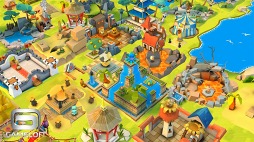画像ギャラリー No.004のサムネイル画像 / ペーパークラフト風の不思議な世界。Android向け「モンスターライフ」が配信に