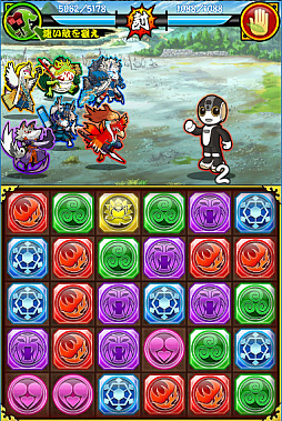 画像ギャラリー No.004のサムネイル画像 / 「戦国パズル!!あにまる大合戦」にシャープの“ロボホン”が登場