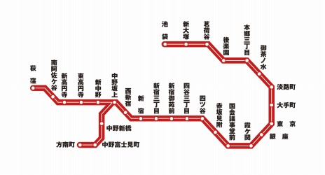 画像ギャラリー No.004のサムネイル画像 / 「サモンナイト5」のトレインジャックが本日スタート。東京メトロ丸ノ内線の1車両が「サモンナイト」一色に