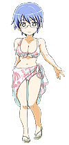 画像ギャラリー No.030のサムネイル画像 / 3DS用ダウンロードソフト「おきらくビーチバレー3D」が8月8日配信。「おきらく家族」が常夏のビーチで最強を目指す