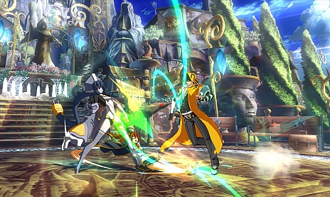 画像ギャラリー No.007のサムネイル画像 / AC版「BLAZBLUE CHRONOPHANTASMA」,秋のバージョンアップで「セリカ=A=マーキュリー」と「Λ-No.11-(ラムダ)」が参戦