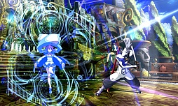 画像ギャラリー No.036のサムネイル画像 / AC版「BLAZBLUE CHRONOPHANTASMA」,秋のバージョンアップで「セリカ=A=マーキュリー」と「Λ-No.11-(ラムダ)」が参戦