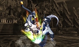 画像ギャラリー No.037のサムネイル画像 / AC版「BLAZBLUE CHRONOPHANTASMA」,秋のバージョンアップで「セリカ=A=マーキュリー」と「Λ-No.11-(ラムダ)」が参戦