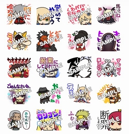 画像ギャラリー No.002のサムネイル画像 / 「BLAZBLUE CHRONOPHANTASMA」のちびキャラがLINEスタンプに登場