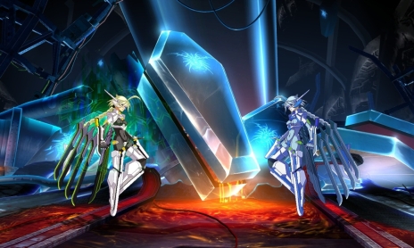 画像ギャラリー No.009のサムネイル画像 / AC版「BLAZBLUE CHRONOPHANTASMA」の最新バージョンが本日稼働開始。新プレイアブルキャラ「セリカ=A=マーキュリー」と「Λ- No.11-（ラムダ）」が参戦