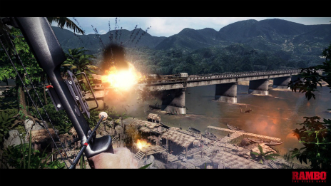 画像ギャラリー No.003のサムネイル画像 / 日本語版「RAMBO THE VIDEO GAME」がPS3向けのDLソフトとして2016年4月8日に発売決定。ランボー三部作が楽しめるレールシューティング
