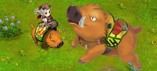 画像ギャラリー No.001のサムネイル画像 / 「ソラノヴァ」,干支の亥をモチーフにした新乗騎「猛進サング」が登場