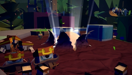 画像ギャラリー No.002のサムネイル画像 / 「Tearaway 〜はがれた世界の大冒険〜」のゲーム概要が公開。プレイヤーは「かみさま」で，その“大きなチカラ”によって「小さな旅びと」を導いていく