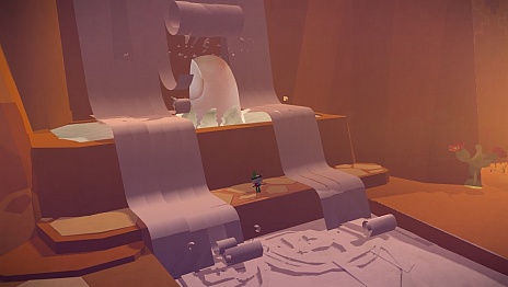 画像ギャラリー No.017のサムネイル画像 / 「Tearaway 〜はがれた世界の大冒険〜」，夢のような世界が谷底に広がる“びりびり峡谷”や，冒険中に撮った写真などが共有できる「Tearaway.me」の情報を公開。体験版の配信も