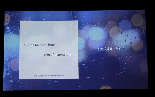 画像ギャラリー No.001のサムネイル画像 / ［GDC 2014］主人公が見えないのに，どうやってゲームにすればいいのか。「rain」の開発にまつわるレクチャーの模様をレポート