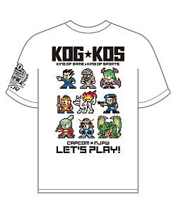 画像ギャラリー No.002のサムネイル画像 / カプコン，新日本プロレスとのコラボTシャツに30周年記念デザインが登場