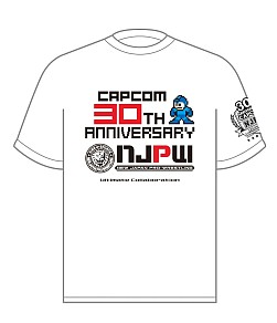 画像ギャラリー No.003のサムネイル画像 / カプコン，新日本プロレスとのコラボTシャツに30周年記念デザインが登場