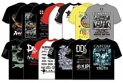 画像ギャラリー No.006のサムネイル画像 / カプコン，新日本プロレスとのコラボTシャツに30周年記念デザインが登場