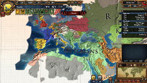 画像ギャラリー No.004のサムネイル画像 / Paradoxのストラテジー「Europa Universalis IV」のインプレッション。従来作との違いを新設のウインドウから探ってみる
