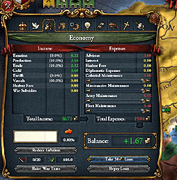 画像ギャラリー No.010のサムネイル画像 / Paradoxのストラテジー「Europa Universalis IV」のインプレッション。従来作との違いを新設のウインドウから探ってみる