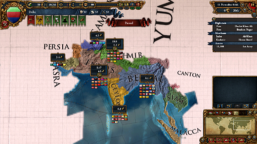 画像ギャラリー No.022のサムネイル画像 / Paradoxのストラテジー「Europa Universalis IV」のインプレッション。従来作との違いを新設のウインドウから探ってみる