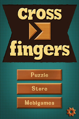 画像ギャラリー No.004のサムネイル画像 / レトロな木目調パズルで頭の体操を。iOS向け「Cross Fingers」を取り上げる「(ほぼ)日刊スマホゲーム通信」第40回