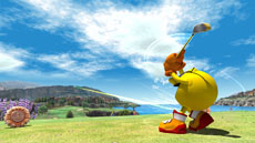 画像ギャラリー No.005のサムネイル画像 / 「みんなのGOLF 6」にバンダイナムコゲームスの人気キャラ「パックマン」が参戦。本日配信がスタート