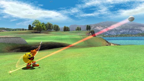 画像ギャラリー No.006のサムネイル画像 / 「みんなのGOLF 6」にバンダイナムコゲームスの人気キャラ「パックマン」が参戦。本日配信がスタート