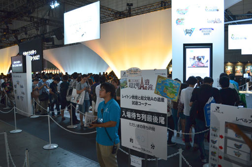 画像ギャラリー No.012のサムネイル画像 / ［TGS 2012］「レイトン教授と超文明Aの遺産」は，シリーズの基本を手堅く押さえた内容。待ち行列も長く，人気の高さをあらためて実感