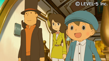 画像ギャラリー No.001のサムネイル画像 / シリーズ最新作「レイトン教授と超文明Aの遺産」は2月28日に発売。「レイトン教授と奇跡の仮面」に要素を追加した“プラス”もDL限定で2月6日に登場 