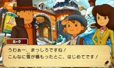 画像ギャラリー No.007のサムネイル画像 / 氷の中から目覚めた謎の少女と，少女を狙う謎の組織。謎が謎を呼ぶ「レイトン教授と超文明Aの遺産」のあらすじを確認しよう