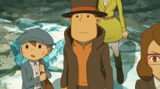 画像ギャラリー No.038のサムネイル画像 / 氷の中から目覚めた謎の少女と，少女を狙う謎の組織。謎が謎を呼ぶ「レイトン教授と超文明Aの遺産」のあらすじを確認しよう
