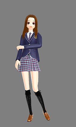 画像ギャラリー No.004のサムネイル画像 / 「わがままファッション GIRLS MODE よくばり宣言！」，LIZ LISA dollとのコラボ制服を配信
