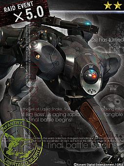 画像ギャラリー No.006のサムネイル画像 / 「MGS SOP」,レアレイドボス「ピースウォーカー改」が6日間限定で出現