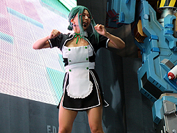 画像ギャラリー No.022のサムネイル画像 / ［TGS 2014］魅杏のピュアなプレイで怪獣を撃退。「地球防衛軍×劇団ドリームクラブ ホストガール（or代表）スペシャルLIVEオンステージ」をレポート