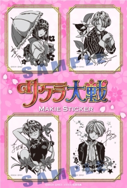 画像ギャラリー No.002のサムネイル画像 / 「サクラ大戦」の蒔絵シールとTシャツが8月15日から開催のコミケ86で発売