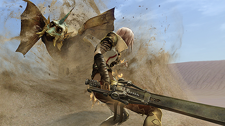 画像ギャラリー No.009のサムネイル画像 / 「LIGHTNING RETURNS: FINAL FANTASY XIII」,砂漠のエリア「デッドデューン」や“時の流れ”を遅くする新要素「オーバークロック」の情報を公開