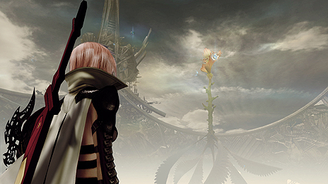 画像ギャラリー No.011のサムネイル画像 / 「LIGHTNING RETURNS: FINAL FANTASY XIII」最新情報。初回生産特典は「FFVII」の主人公 クラウドの衣装をライトニング用にアレンジした「ウェア」