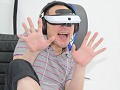 ［TGS 2012］「.hackの世界」実現も近い？ ソニーの特製ヘッドマウントディスプレイを使った仮想現実実験にサイバーコネクトツー松山氏驚く