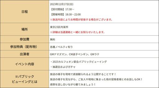画像ギャラリー No.006のサムネイル画像 / 「黒い砂漠」「黒い砂漠モバイル」の“2023カルフェオン宴会”パブリックビューイング開催が決定
