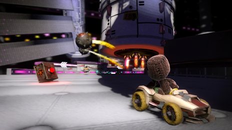 画像ギャラリー No.009のサムネイル画像 / 「リトルビッグプラネット カーティング」自分の手でコースを作れる「クリエイトモード」などを紹介。「PlayStation Move レーシングホイール」も同時発売