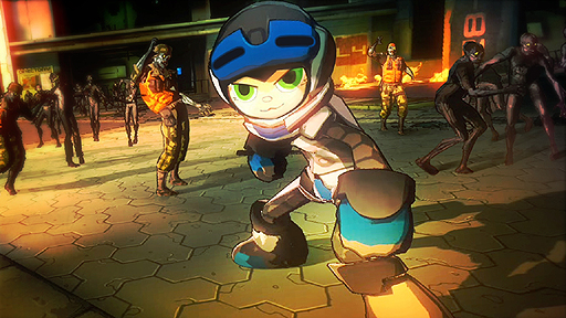 画像ギャラリー No.002のサムネイル画像 / 「YAIBA: NINJA GAIDEN Z」，映画予告編ライクな「G級予告編」などトレイラー3本を公開。稲船敬二氏が並行して手がける「Mighty No.9」とのコラボも