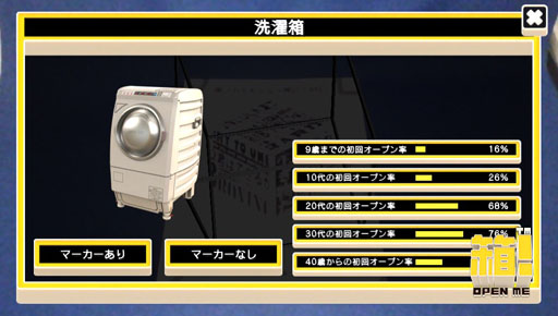 画像ギャラリー No.001のサムネイル画像 / 「箱!-OPEN ME-」,DLC「家電シリーズ」の第2弾“洗濯箱”が本日配信