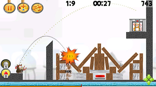 画像ギャラリー No.007のサムネイル画像 / ハムスターが主役のスマートフォン向けアクションパズル「Hamster:Attack!」を紹介する「(ほぼ)日刊スマホゲーム通信」第62回