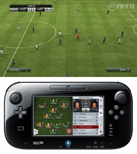 画像ギャラリー No.004のサムネイル画像 / Wii U版「FIFA 13 ワールドクラス サッカー」Wii U GamePadを使用した,ほかのコンシューマ機版とは異なる特徴的なゲームシステムを紹介