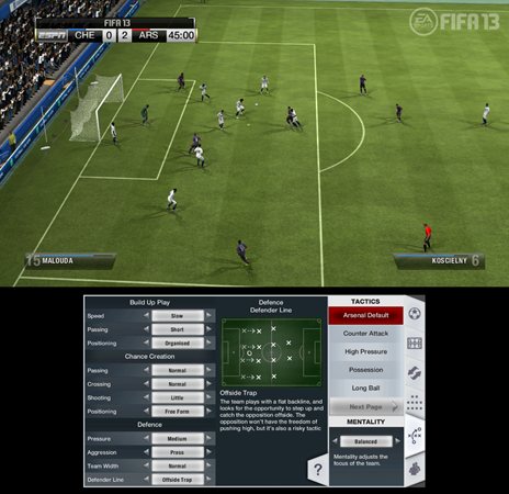 画像ギャラリー No.007のサムネイル画像 / Wii U版「FIFA 13 ワールドクラス サッカー」Wii U GamePadを使用した,ほかのコンシューマ機版とは異なる特徴的なゲームシステムを紹介